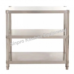 Assemble High Quality Three Layer Stainless Steel Kitchen Rack Shelf