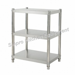 Assemble High Quality Three Layer Stainless Steel Kitchen Rack Shelf